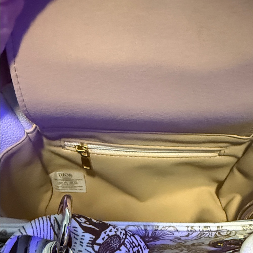UPCYCLED GWP - Dior Cream and Gold Mini Bag - Picture 6 of 7